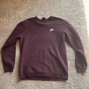 Maroon Nike hoodie